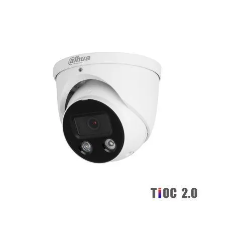Camera de supraveghere  Dome IP 5MP, Smart Dual light lentila  2.8mm, Lumina Alba/IR 30m, Microfon , MicroSD 256GB, WizSense - Dahua IPC-HDW3549H-AS-PV-0280B-S4