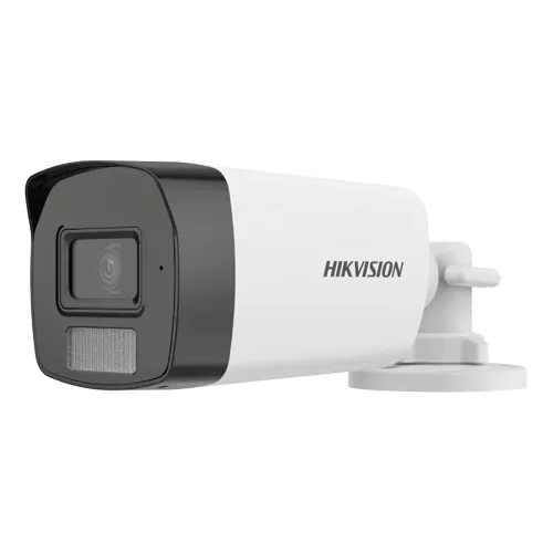 Camera de supraveghere Dual Light, 5MP 3K, lentila 3.6mm, IR 40m, WL 40m,  Microfon - Hikvision - DS-2CE17K0T-LFS-3.6mm