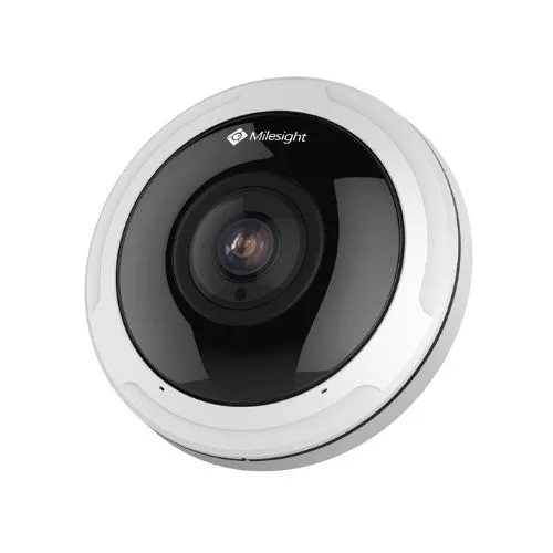 Camera IP 360 Milesight 12MP, IR 15m, lentila 1.98mm, Microfon, IK10, IP67, PoE -  MS-C9674-PA