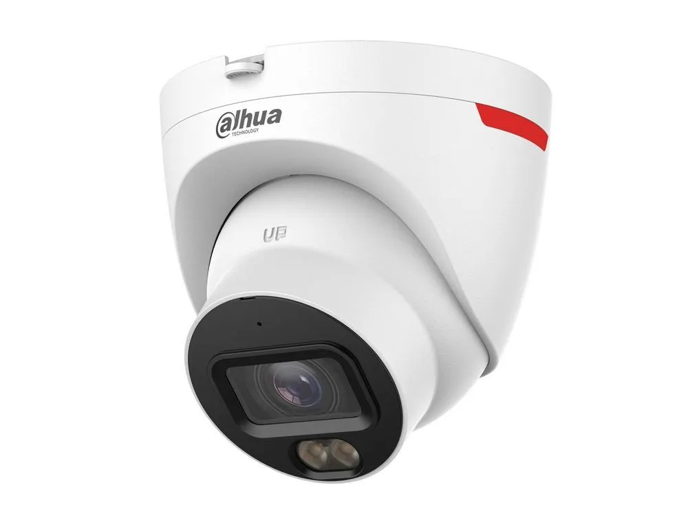 Camera IP Dahua, WizSense, 4K 8MP, ColorWiz, lumina alba 30m, lentila 2.8mm, microfon, slot microSD, PoE, IP67 - IPC-HDW2849T-S-LED-0280B-PRO