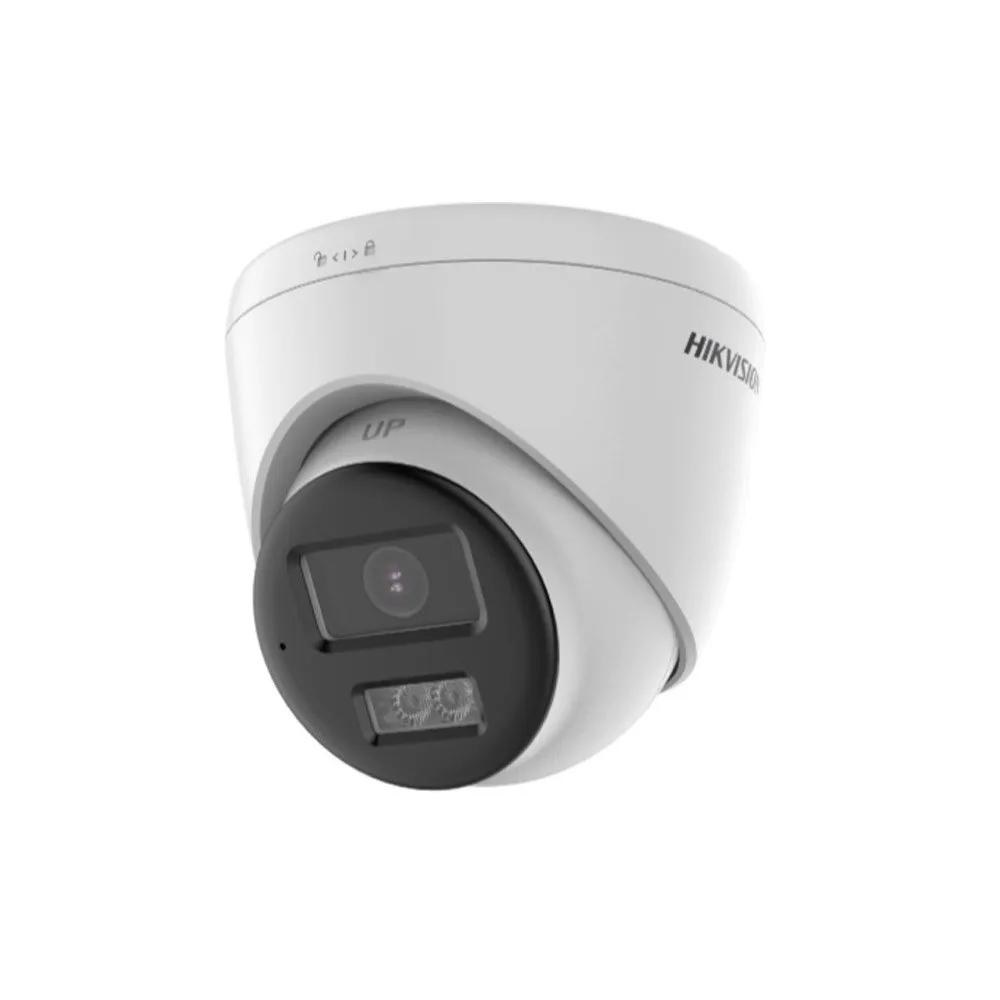 Camera supraveghere Dome cu iluminare duala Hikvision Value DS-2CE78K0T-LTS, 5 MP, 2.8 mm, IR/lumina alba 40 m, microfon si difuzor