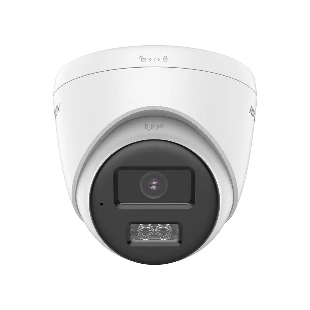 Camera supraveghere dome HikVision DS-2CE78D0T-LTS, 2 MP, 2.8 mm, IR / lumina alba 40 m, microfon, difuzor
