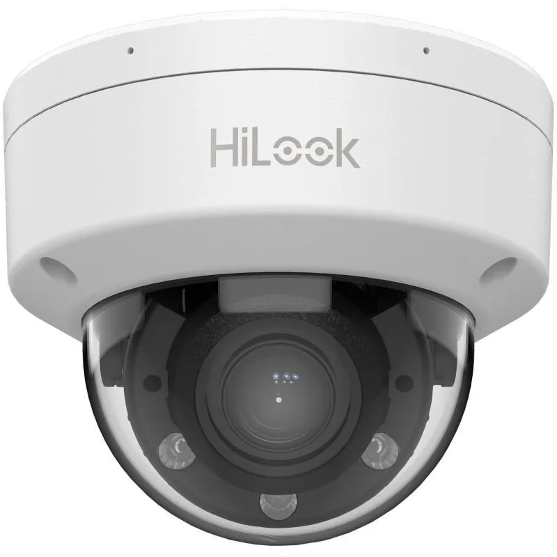 Camera supraveghere dome IP Hikvision HiLook IPC-D620HA-LZU, 2MP, 2.8-12mm, Smart Hybrid Light, Audio, slot microSD, IP67