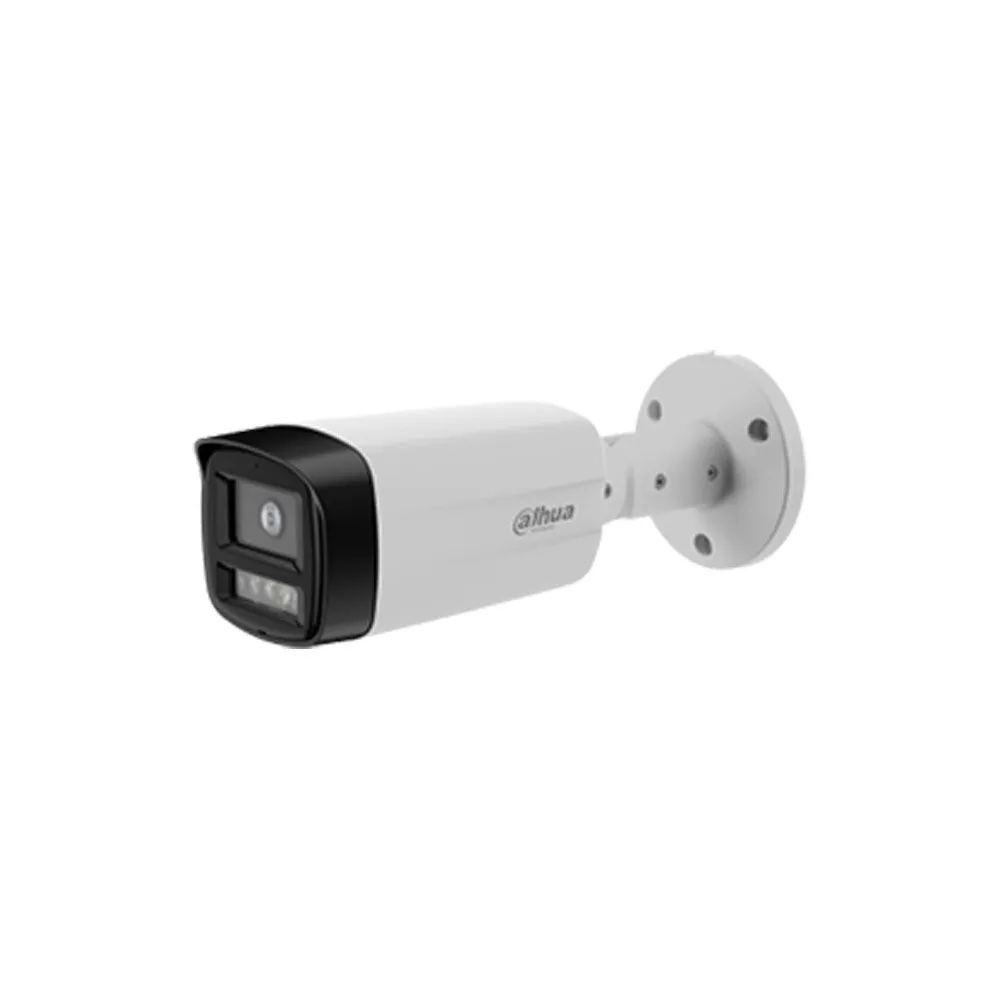 Camera supraveghere exterior cu iluminare duala Dahua HAC-HFW1239TM-IL-A-0360B-S3, 2 MP, 3.6 mm, microfon, detectie miscare