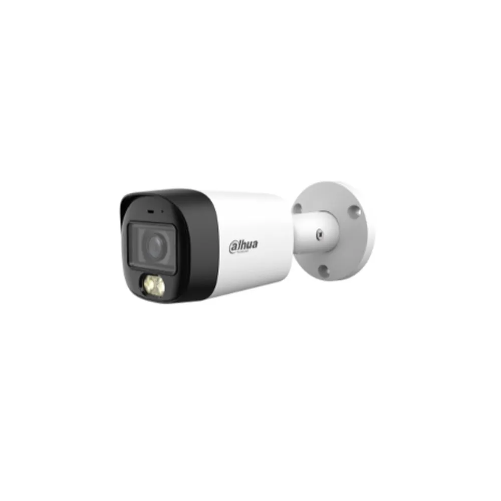Camera supraveghere exterior cu iluminare duala Dahua Smart Dual Light HAC-HFW1500RM-IL-A-S3-DIP, 5 MP, 2.8 mm, IR/lumina alba 30 m, microfon