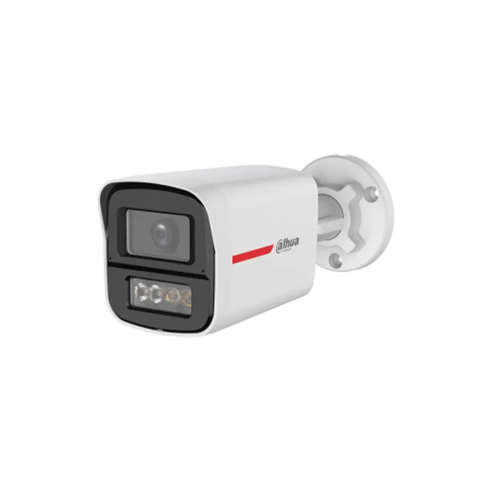 Camera supraveghere exterior HDCVI cu iluminare duala Dahua HAC-HFW1549X-IL-A-PRO-0360B-DIP, 5 MP, 3.6 mm, IR/lumina calda 50 m, microfon dual