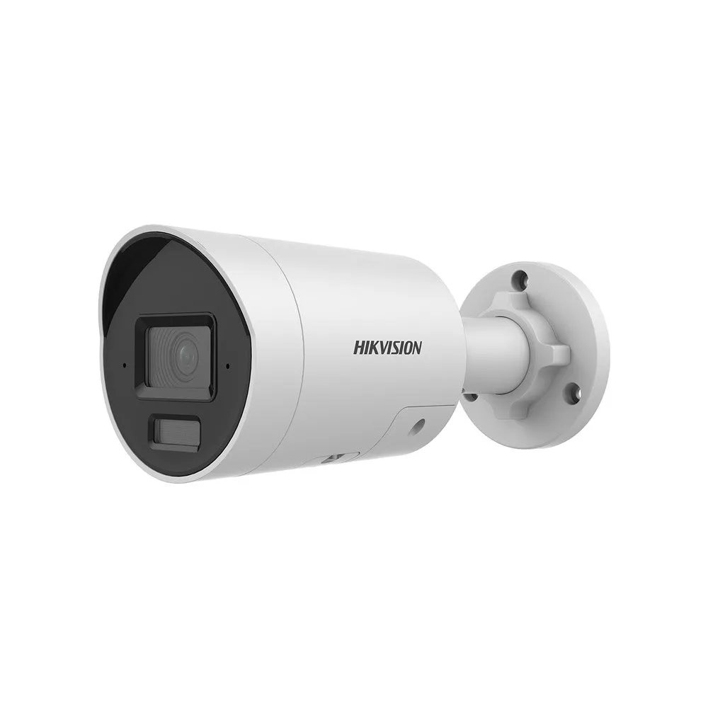 Camera supraveghere exterior HikVision AcuSense DS-2CD2066G2H-I2U/SL EF, 6 MP, 2.8 mm, IR 40 m, microfon si difuzor, slot card, PoE