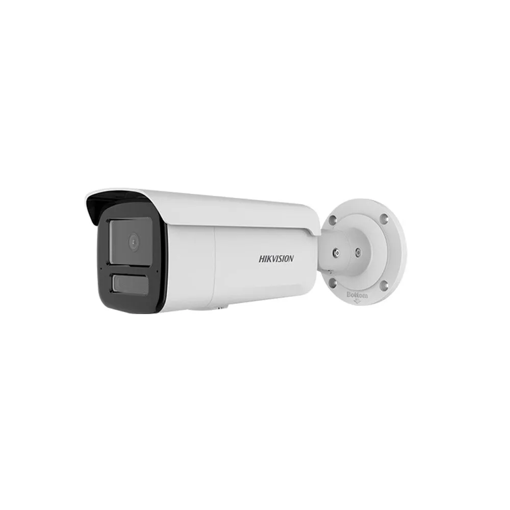 Camera supraveghere exterior IP cu iluminare duala Hikvision AcuSense DS-2CD2T83G2-2LI, 8 MP, 2.8 mm, IR/lumina alba 60 m, slot card, PoE