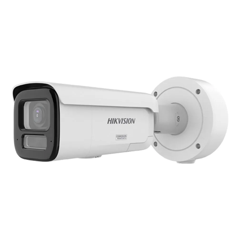 Camera supraveghere exterior IP cu iluminare duala Hikvision ColorVu DS-2CD2667G3-LIZS2UY-SL, 6 MP, 2.8 - 12 mm, IR/lumina alba 60 m, slot card, motorizat, microfon dual si difuzor, sirena, lumina stroboscopica,  PoE