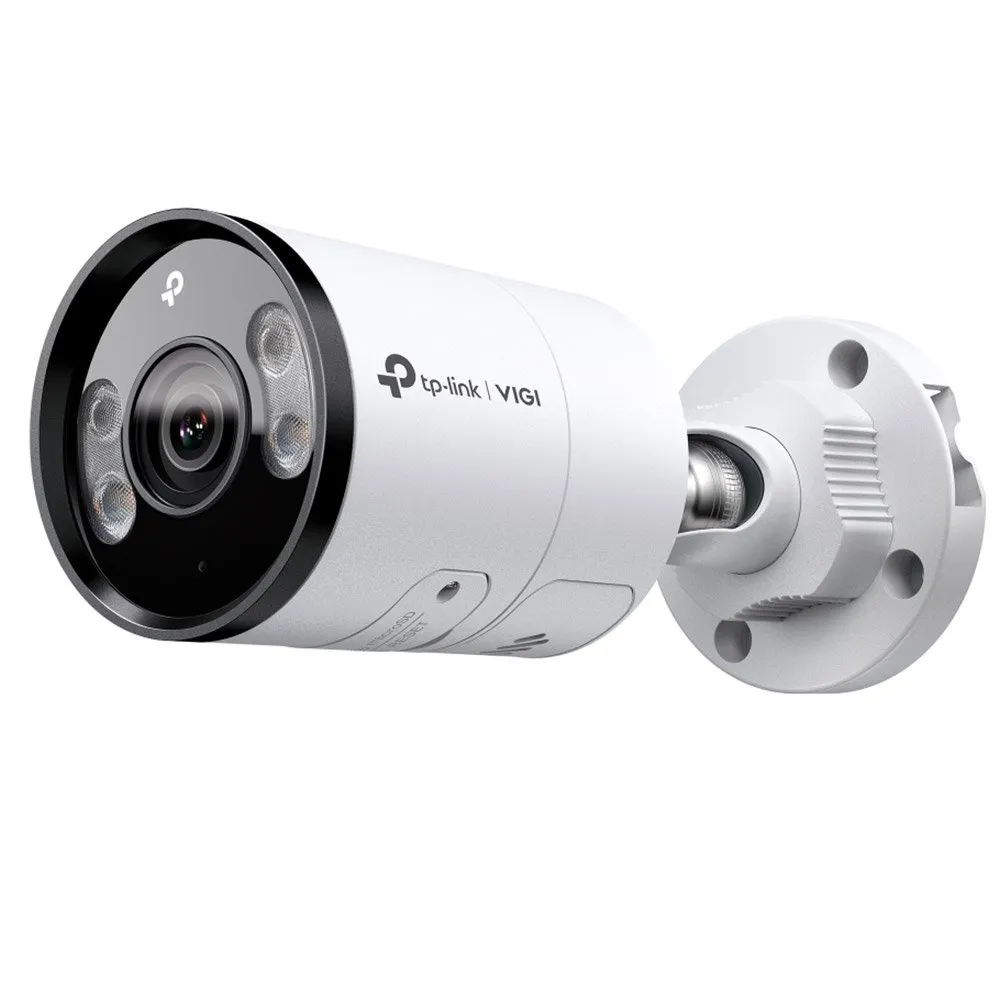 Camera supraveghere exterior IP cu iluminare duala TP-Link VIGI Full Color INSIGHT S385, 8 MP, 4 mm, IR/lumina alba 30 m, microfon si difuzor, slot card, detectie smart, analizare om/vehicul, PoE