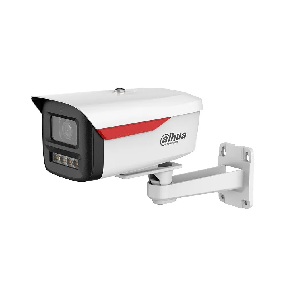 Camera supraveghere exterior IP Dahua WizColor IPC-HFW2649M-S-LED-0360B-B-PRO, 6 MP, 3.6 mm, Iumina alba 50 m, microfon, slot card, IP67, PoE
