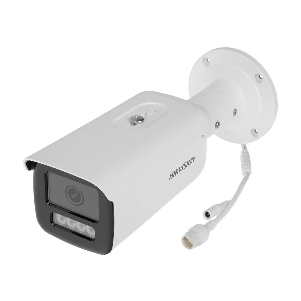 Camera supraveghere exterior IP Hikvision ColorVu AcuSense DS-2CD2T46G2H-4I, 4 MP, 4 mm, IR 80 m, slot card, PoE, protectie perimetrala
