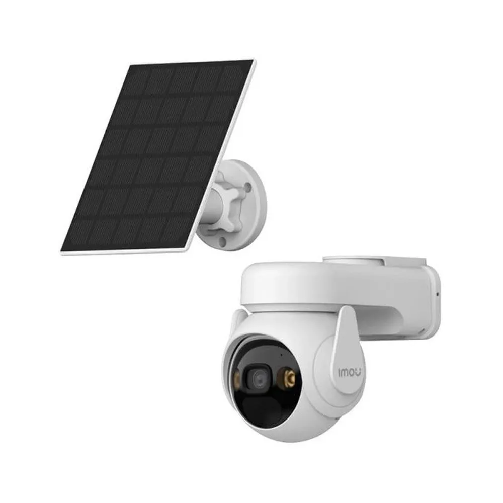 Camera supraveghere exterior IP WiFi Imou Cell PT Lite IPC-K9ECP-3T0WE/FSP12-TYPEC, 3 MP, 3.6 mm, IR 20 m, 5000 mAh, 8 x, microfon, difuzor, auto tracking, type-c + panou solar