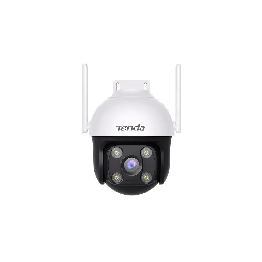 Camera supraveghere exterior wireless PT cu iluminare duala Tenda RH7-WCA, 4 MP, 4 mm, WiFi 2.4 GHz, IR/lumina alba 30 m, Full-Color, alarma, microfon si difuzor, auto-tracking, slot card