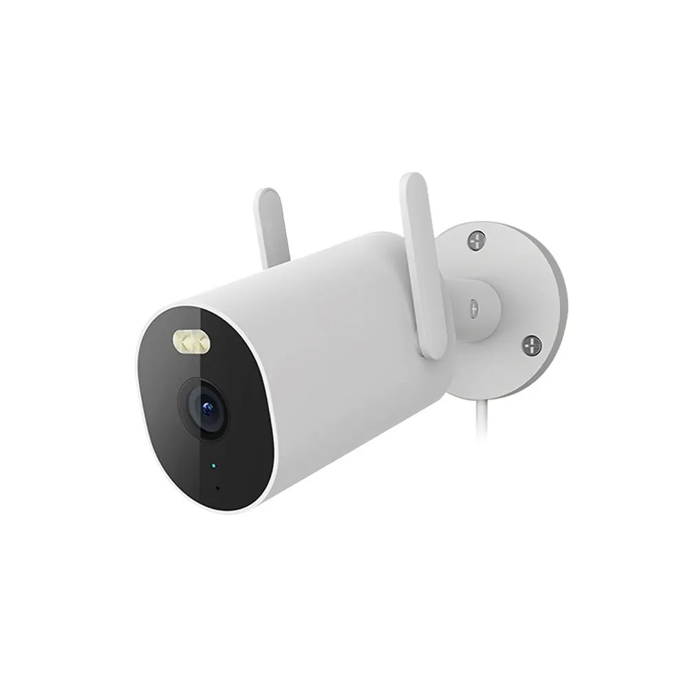 Camera supraveghere exterior wireless WiFi Xiaomi AW300, 3 MP, IR / lumina alba, microfon si difuzor, slot card