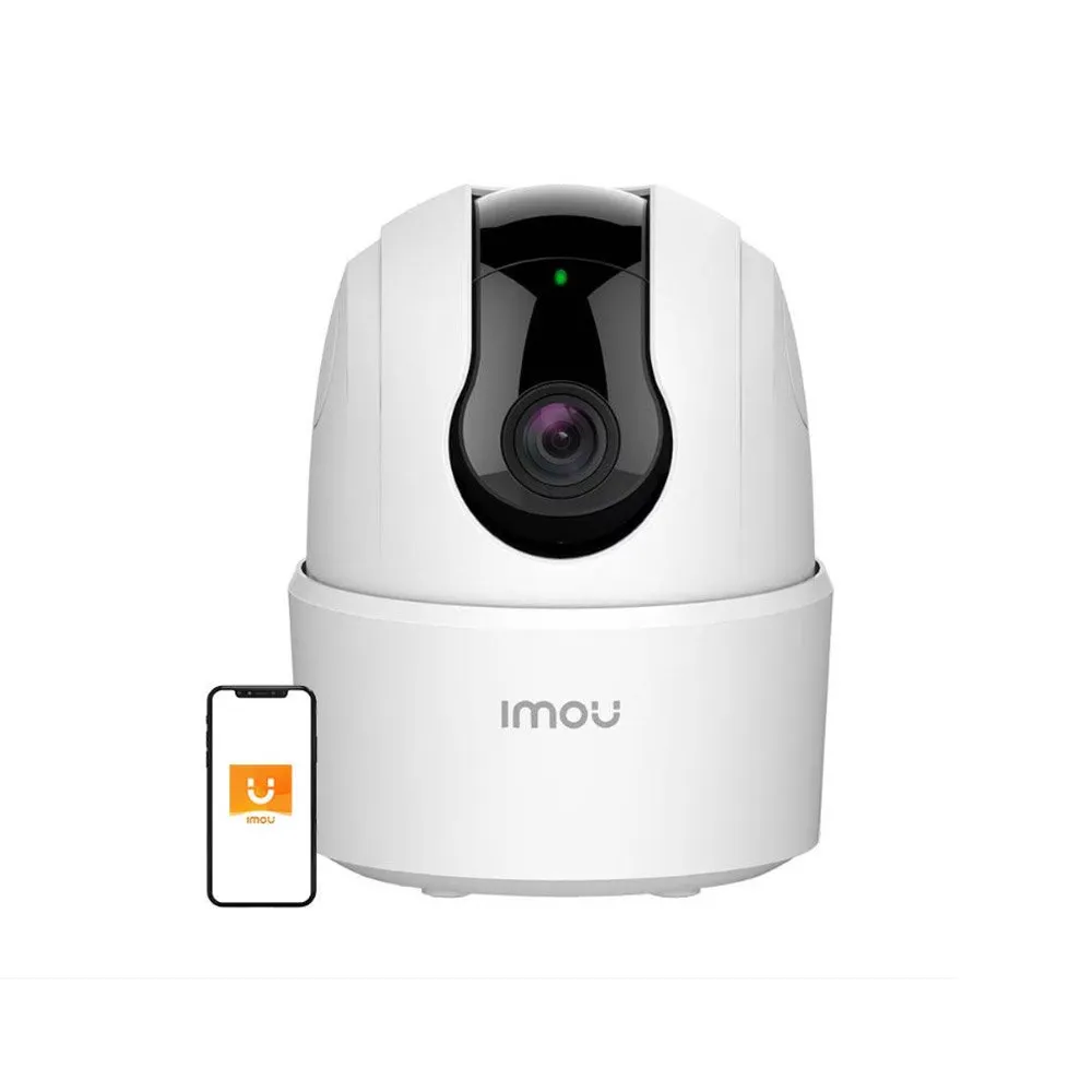 Camera supraveghere interior WiFi Imou Ranger IPC-K2ECP-5H3W, 5 MP, 3.6 mm, microfon si difuzor, alarma, smart tracking, slot card