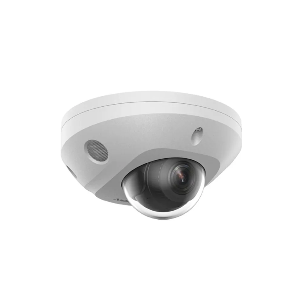 Camera supraveghere IP Dome cu iluminare duala Hikvision AcuSense DS-2CD2543G2-LIS2U-2.8MM, 4 MP, 2.8 mm, IR/lumina alba 30 m, microfon dual, detectare miscare, slot card, PoE