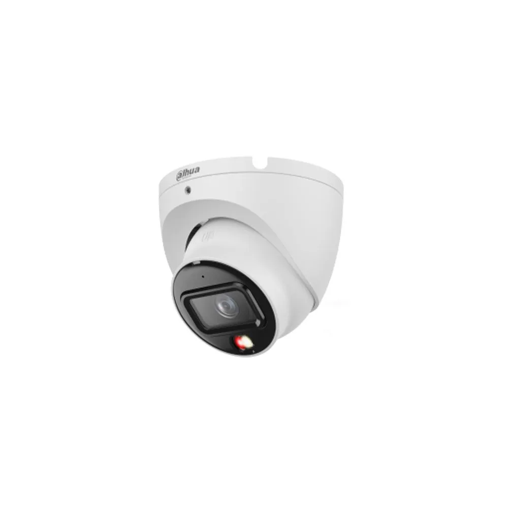 Camera supraveghere IP Dome Dahua Dual Light IPC-HDW1839T-A-IL-0280B-S6, 8 MP, 2.8 mm, lumina duala alba/IR 30 m, microfon, PoE