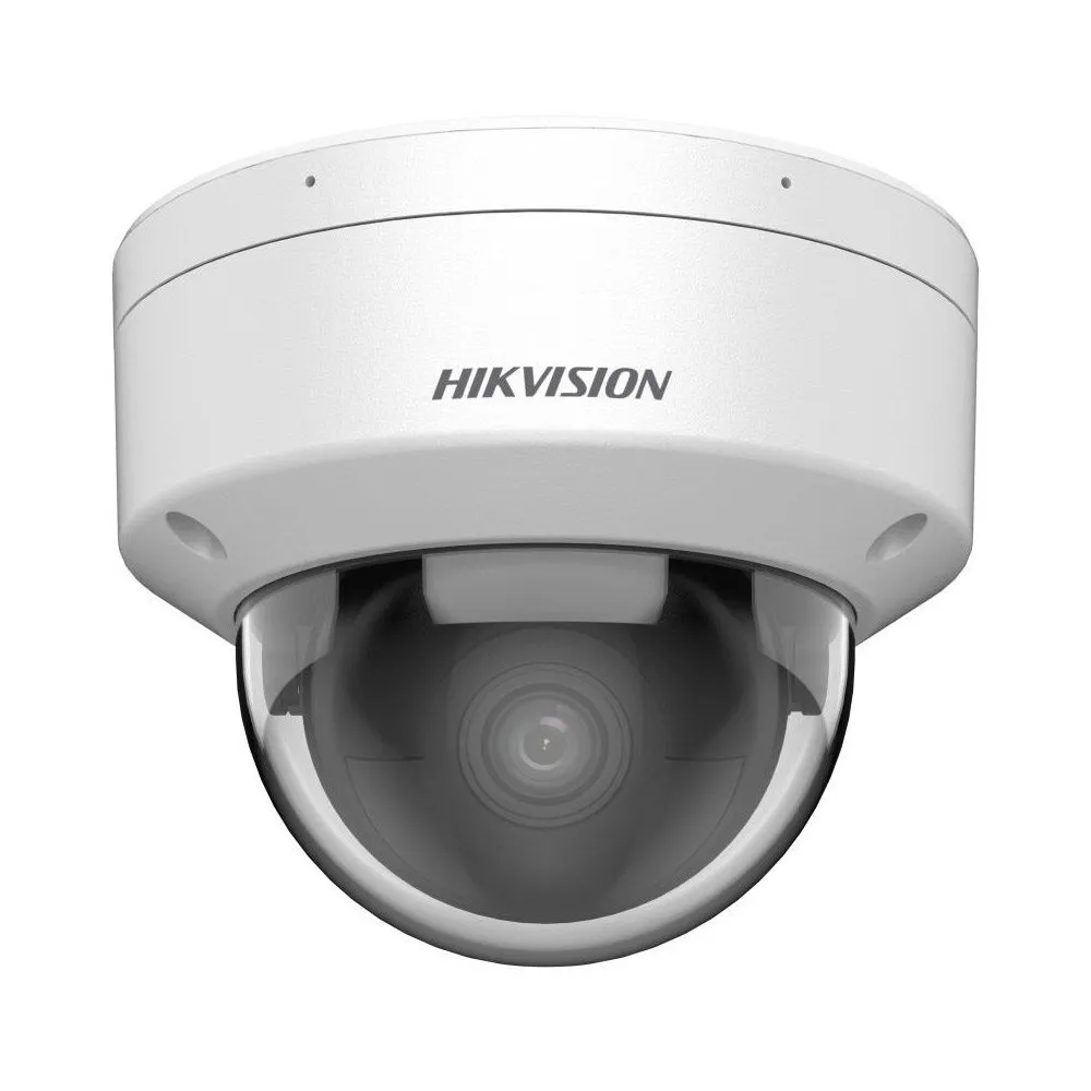 Camera supraveghere IP Dome Darkfighter Hikvision DS-2CD2186G2H-ISU, 8 MP, 4 mm, IR 30 m, slot card, microfon, clasificare om/vehicul, PoE