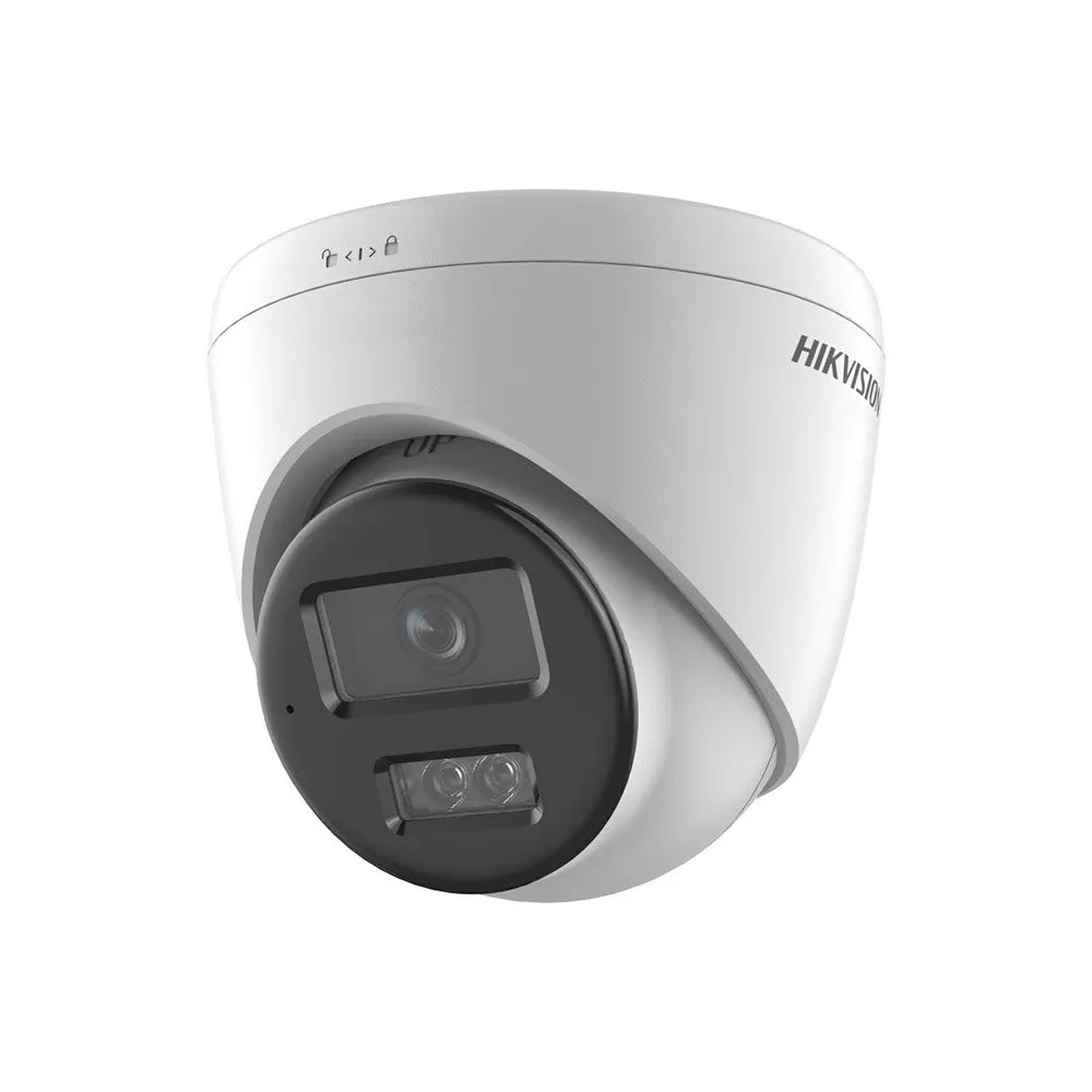 Camera supraveghere IP Dome Hikvision DS-2CD1383G2-LIUF(2.8MM), 8 MP, Smart Hybrid cu LED alb si IR 30 m, 2.8 mm, slot card, microfon, PoE