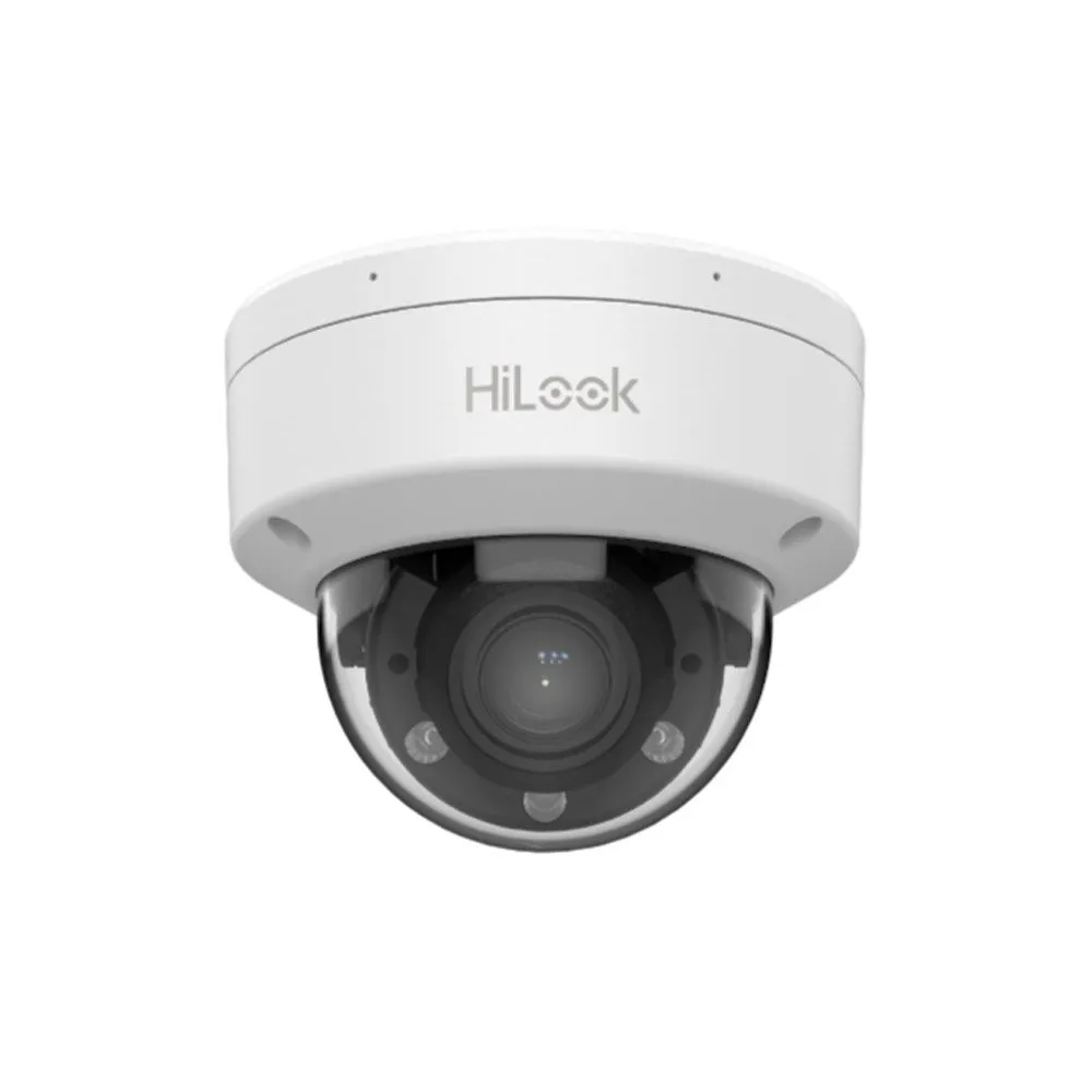 Camera supraveghere IP Dome Hybrid Light Hikvision Hilook IPC-D660HA-LZU(2.8-12MM), 6 MP, 2.8-12 mm, IR/Lumina alba 30 m, microfon, slot card, PoE
