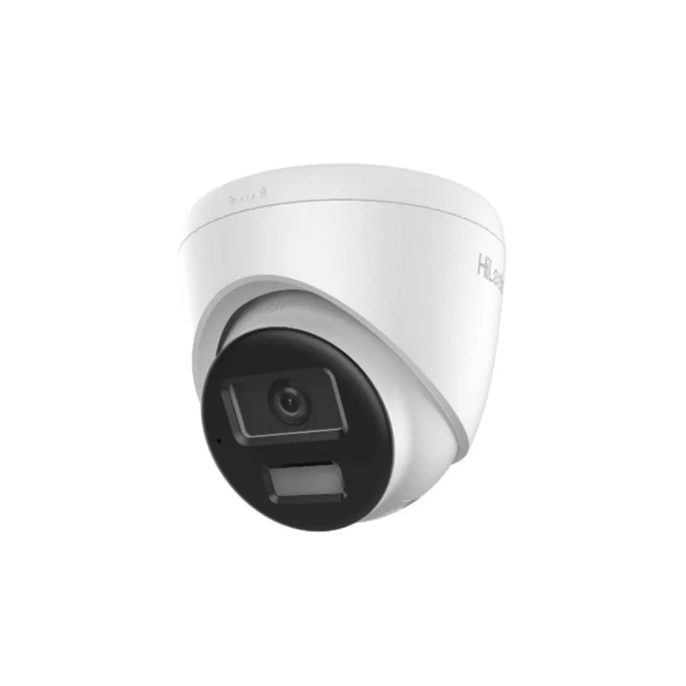 Camera supraveghere IP Dome Hybrid Light Hikvision Hilook IPC-T240HA-LUF/SL(2.8MM), 4 MP, 2.8 mm, IR/Lumina alba 30 m, microfon si difuzor, slot card PoE