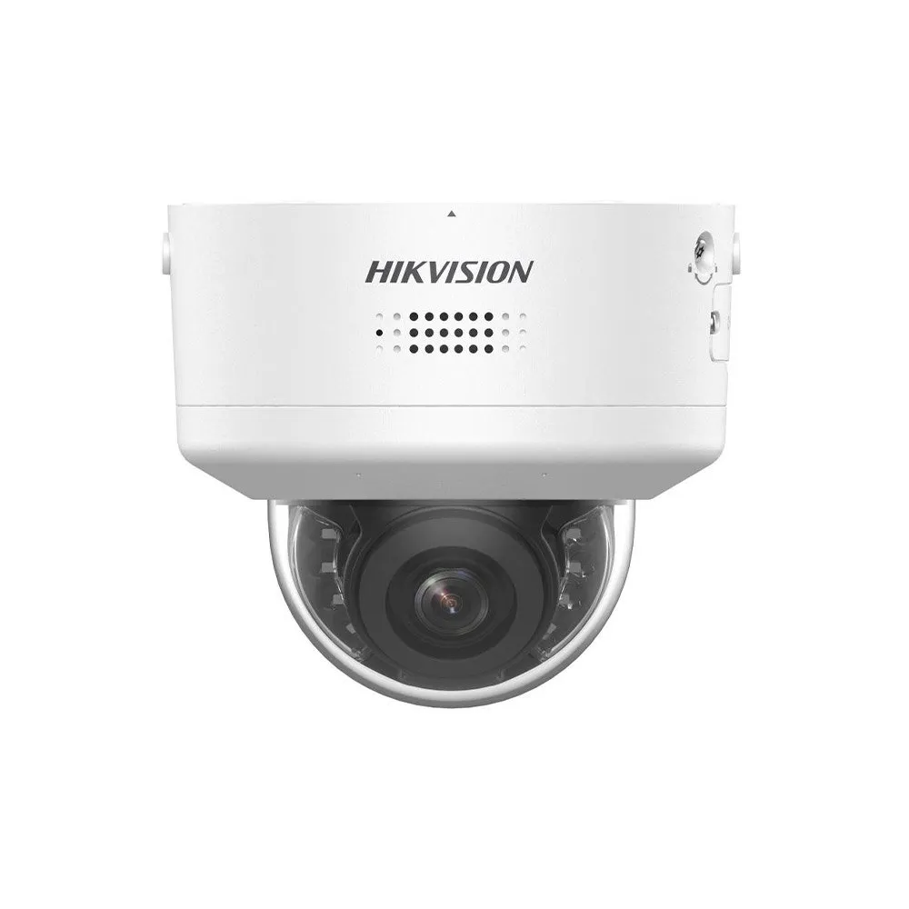 Camera supraveghere IP Dome PTRZ motorizata cu iluminare duala Hikvision ColorVu DS-2CD2787G2H-LIPTRZS2U/SL(2.8-12MM), 8 MP, 2.8-12 mm, IR/lumina alba 40 m, microfon si difuzor incorporat, slot card, stroboscop, PoE