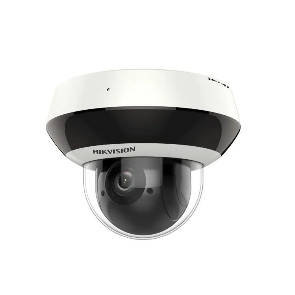 Camera supraveghere IP Dome PTZ HikVision DS-2DE2A404IW-DE3, 4 MP, 2.8 - 12 mm, IR 20 m, 4x optic, slot card, microfon, PoE