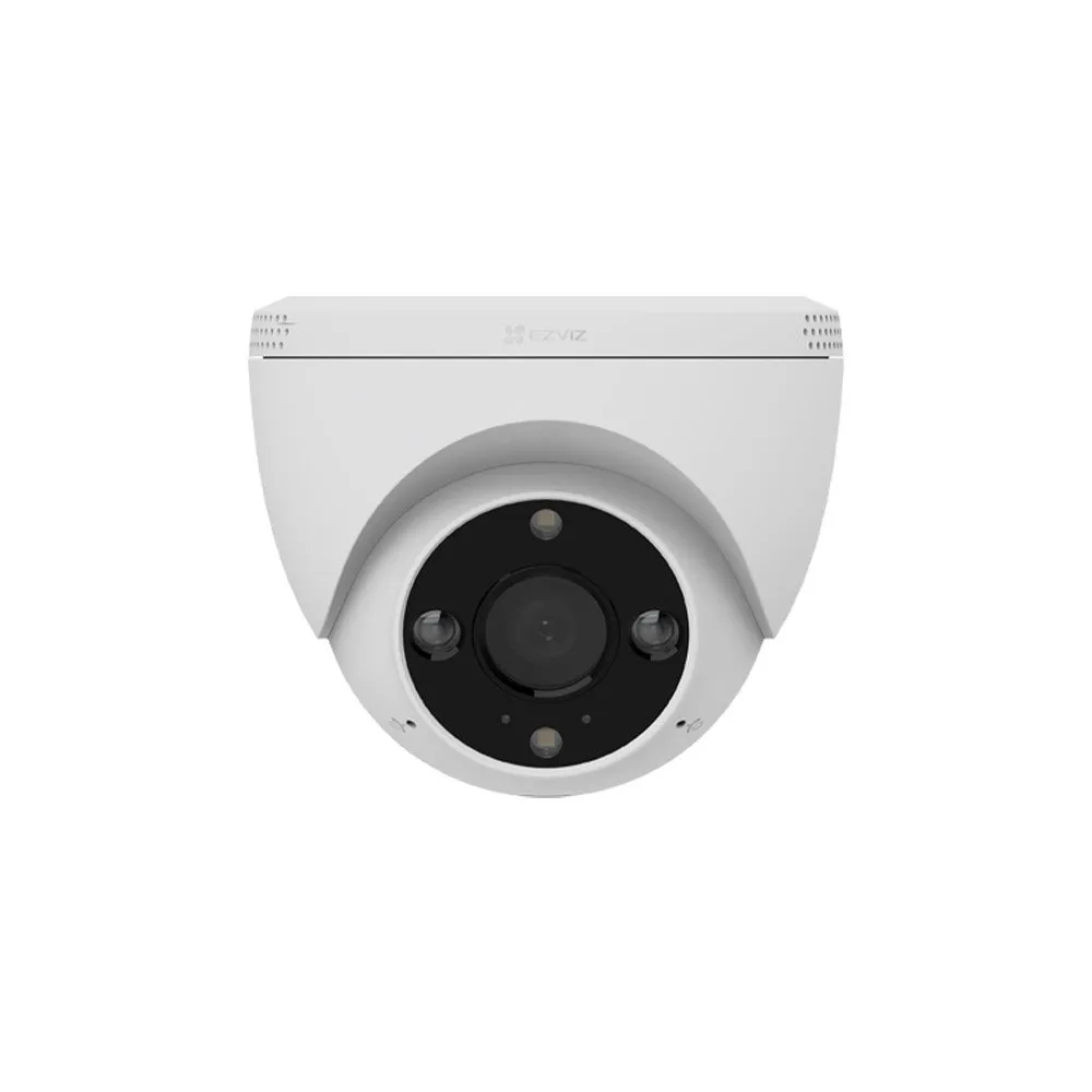 Camera supraveghere IP Dome WiFi EZVIZCS-H4-2K, 3 MP, 2.8mm, IR 30m, 2.4 GHz, microfon si difuzor, sirena, slot card