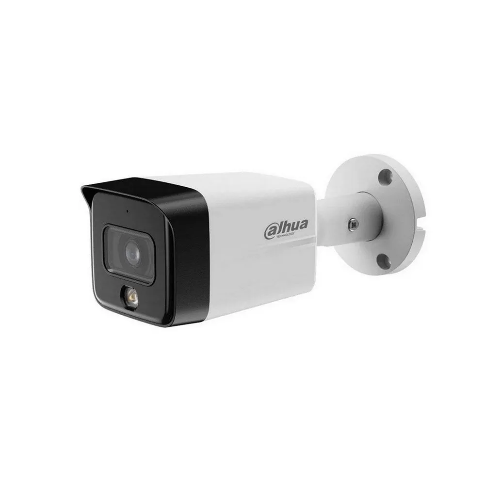 Camera supraveghere IP exterior cu iluminare duala Dahua Smart Dual Light IPC-HFW1639TC-A-IL-0280B-S6, 6 MP, 2.8 mm, IR/lumina alba 30 m, detectie/clasificare om, vizualizare de pe telefon, microfon, PoE