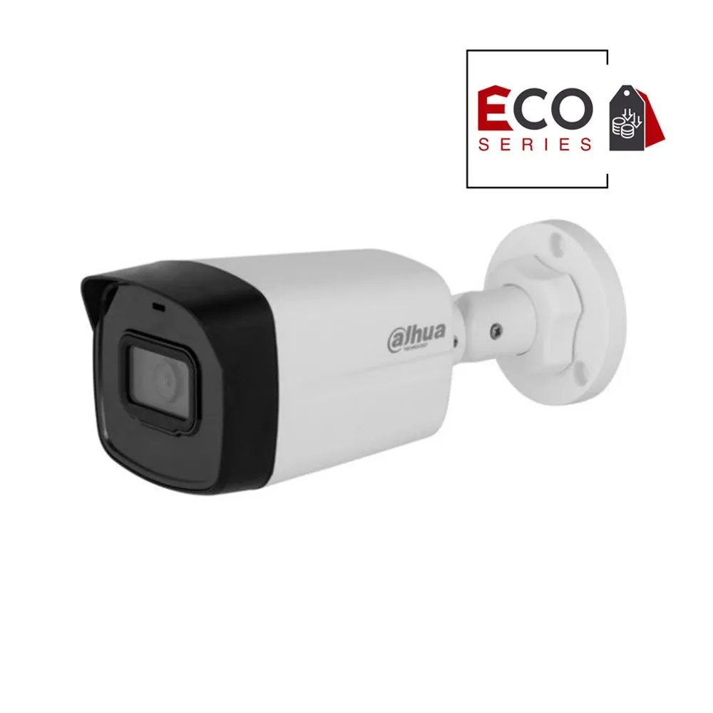 Camera supraveghere IP exterior Dahua Eco Series IPC-B1E20-A-0280B, 2 MP, 2.8 mm, IR 30 m, detectie miscare, PoE