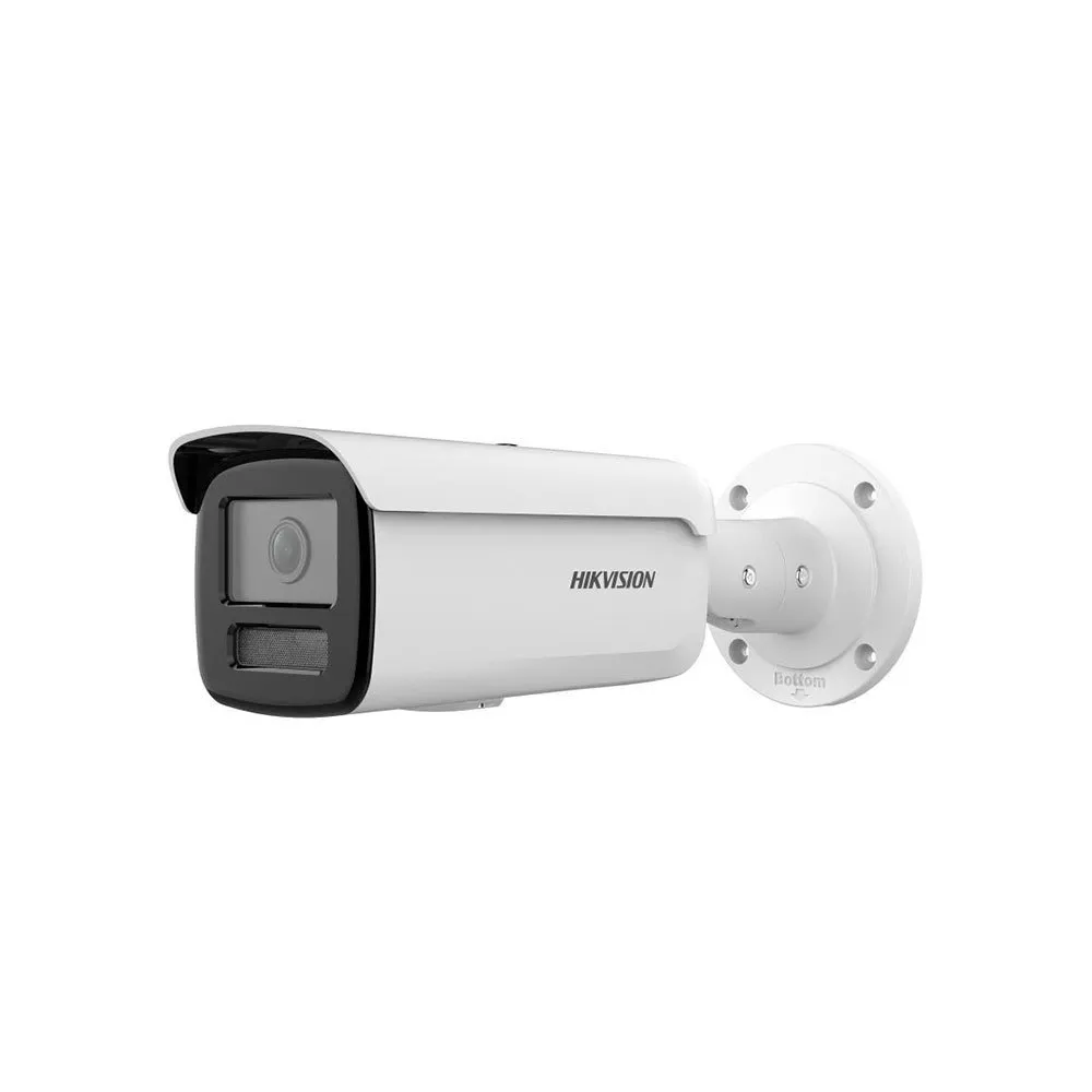 Camera supraveghere IP exterior HIkvision AcuSense DS-2CD2T23G2-2I28, Fixed Bullet, 2 MP, IR 60 m, 2.8 mm, PoE, slot card