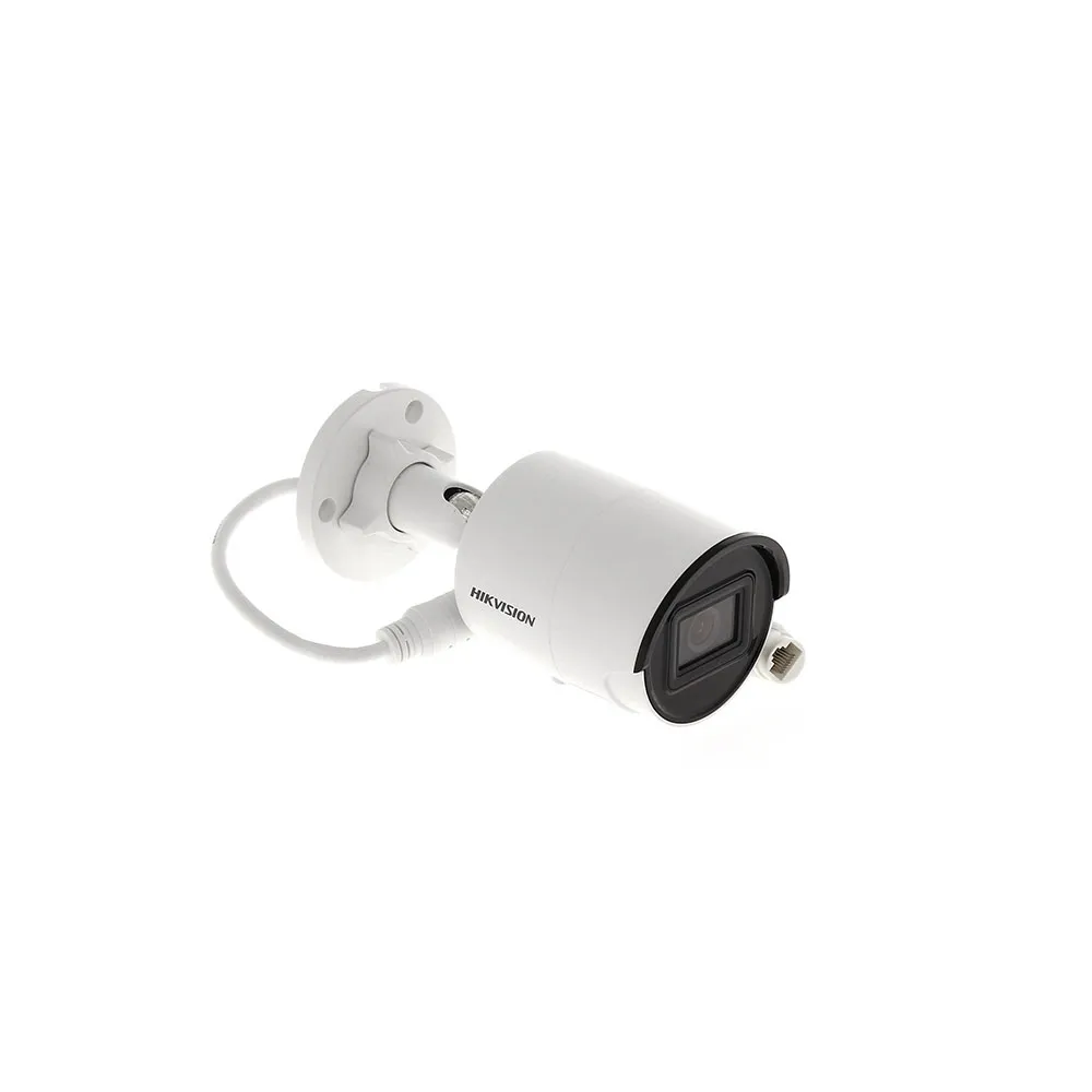 Camera supraveghere IP exterior Hikvision DS-2CD2043G2-IU28, 4 MP, IR 40 m, 2.8 mm, microfon, slot card, PoE