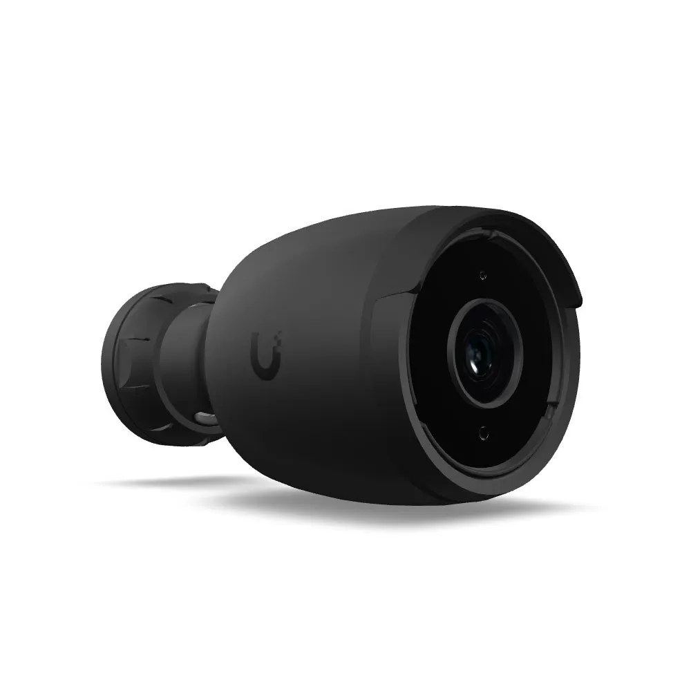 Camera supraveghere IP exterior LPR Ubiquiti G6 Bullet UVC, 4K, IR 30 m, microfon, permite recunoastere faciala si numere inmatriculare, PoE, negru