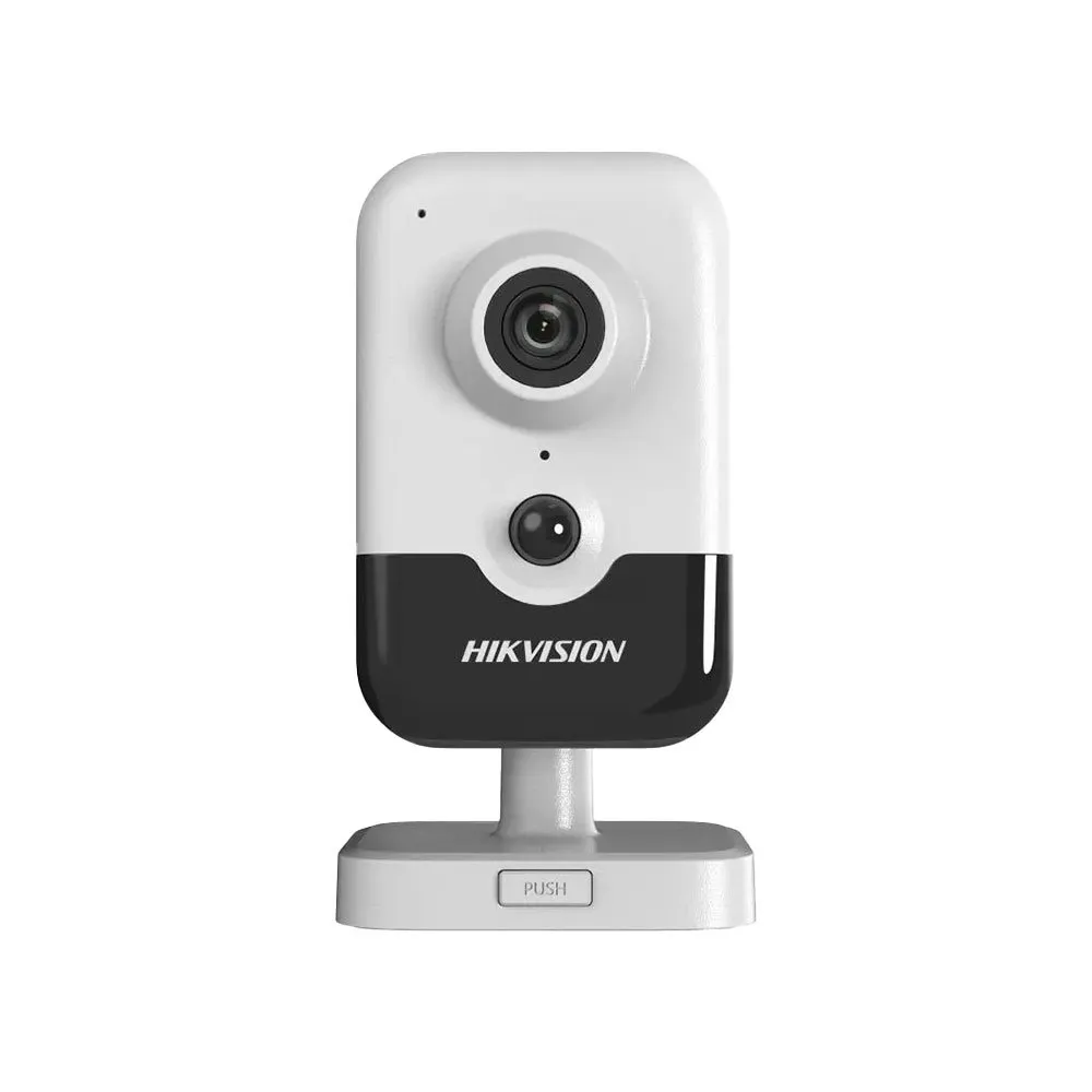 Camera supraveghere IP interior Cube Hikvision AcuSense DS-2CD2426G2-I28C, 2 MP, 2.8 mm, PIR 8 m, IR 10 m, slot card, microfon si difuzor, PoE