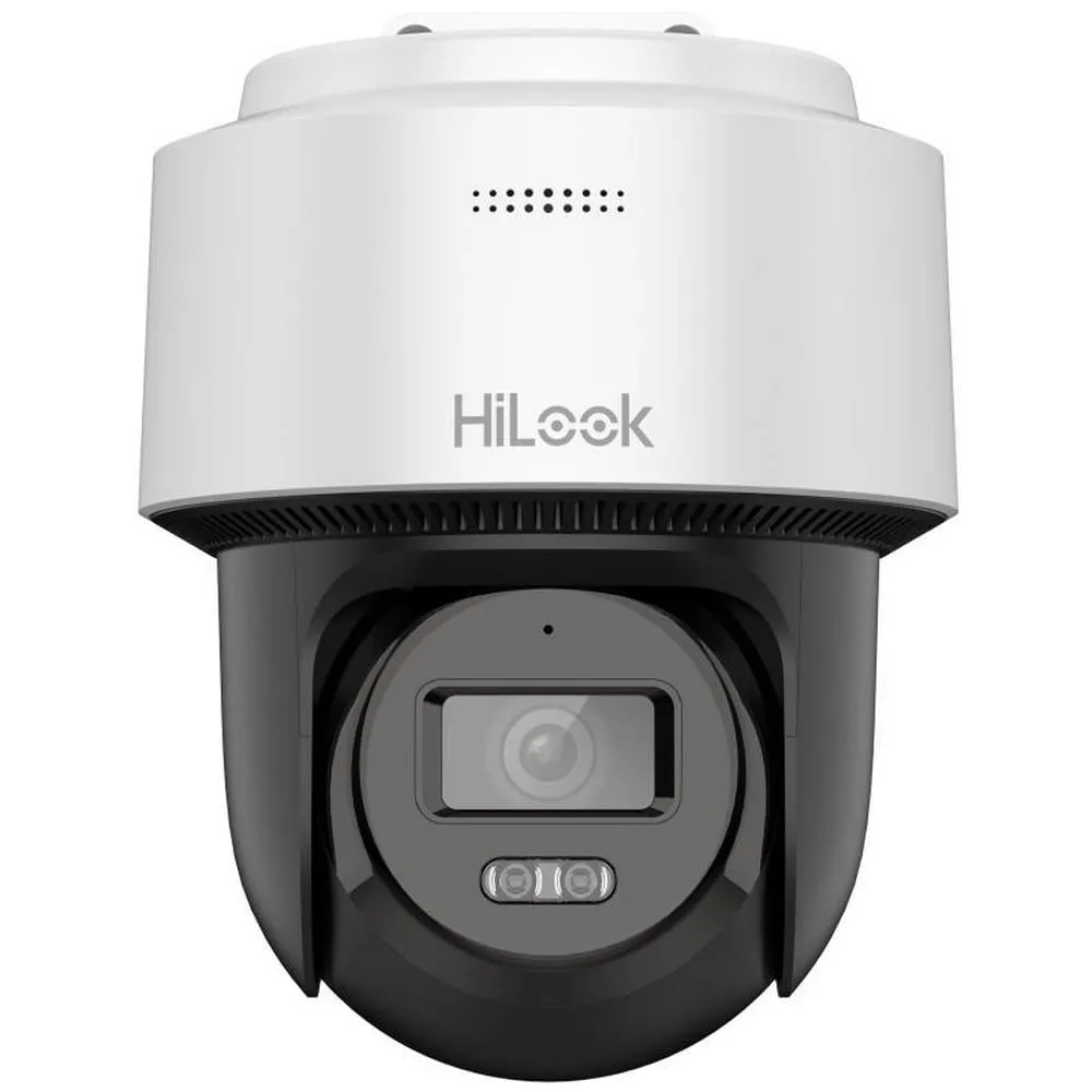 Camera supraveghere IP PT Hikvision HiLook, 2MP, lentila fixa 2.8mm, Smart Hybrid Light, Audio, slot microSD, PoE, IP66 - PTZ-N2C200M-DE(2.8mm)(B)