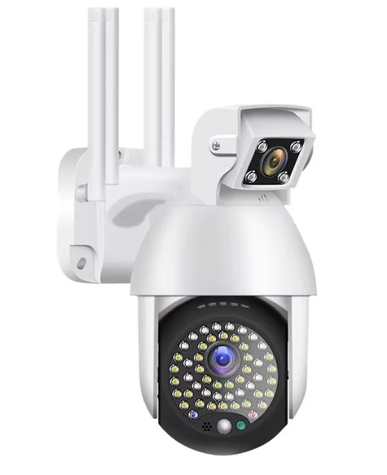 Camera Supraveghere IP PTZ Duala wireless 320 grade 1080p IR+LED Exterior Senzor Miscare Alarma