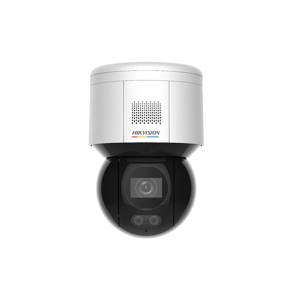 Camera supraveghere rotativa Speed Dome IP PTZ WiFi Hikvision Full Color Acusense DS-2DE3A400BW-DE-W(F1)(T5), 4MP, 4 mm, lumina alba 30 m, slot card, microfon, detectie miscare, PoE, 16x
