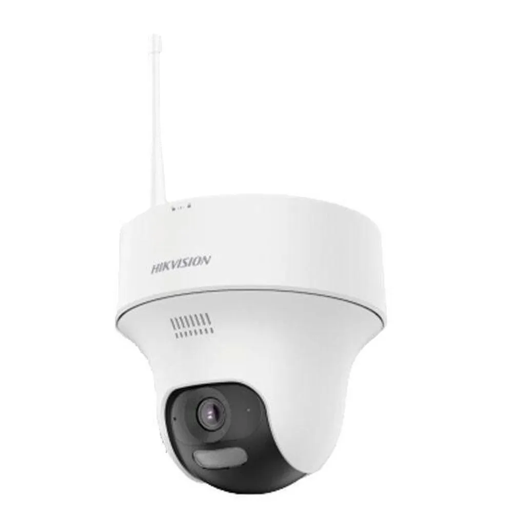 Camera supraveghere wireless IP Dome PT WiFi 6 Hikvision HiLook IPC-F120-LIDF/W, 2 MP, 2.8 mm, IR 20 m, lumina alba 15 m, microfon si difuzor, slot card