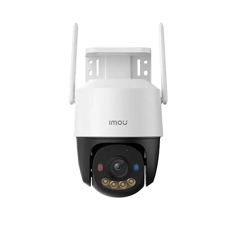 Camera supraveghere wireless IP WiFi 6 PT Imou Cruiser SC Active Deterrence IPC-K7FP-8V0N, 8 MP, 3.6 mm, IR 30 m, microfon si difuzor, slot card, night vision color, auto-tracking, detectie miscare, alarma, PoE