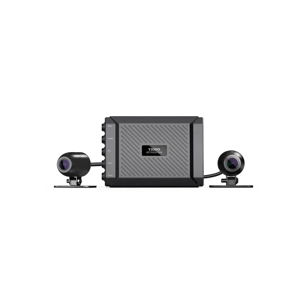 Camera video fata/spate pentru motociclete VIOFO MT1, 2 x 2 MP, WiFi, GPS Logger, slot card, microfon si difuzor, card 32GB inclus