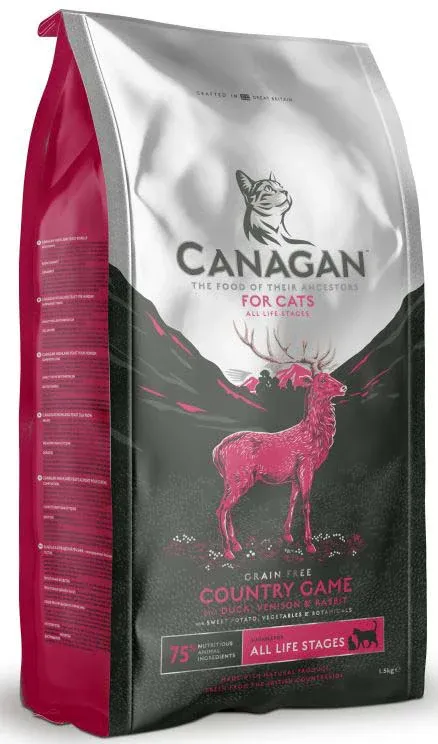 CANAGAN Hrană uscată pentru pisici, cu Vânat