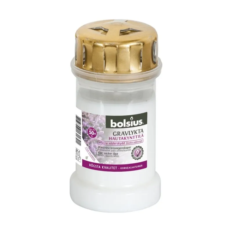 Candela Bolsius cu Capac, Nr. 3, 50 Ore