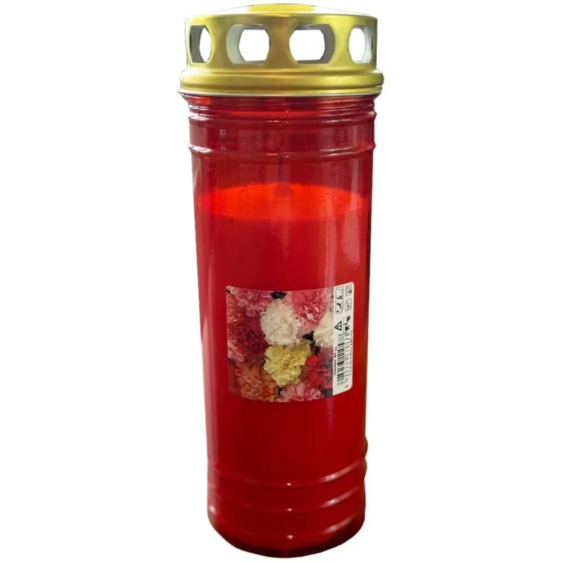 Candela cu Capac Italia 80 l Rosu, 120 Ore