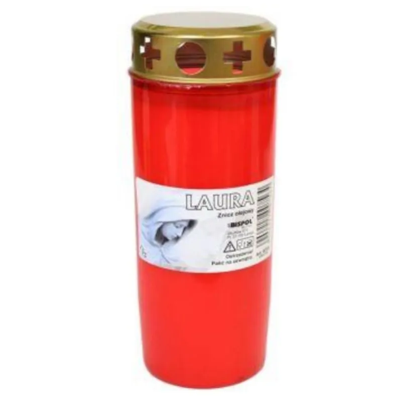 Candela cu Capac Rosie W7Dc 85 Ore