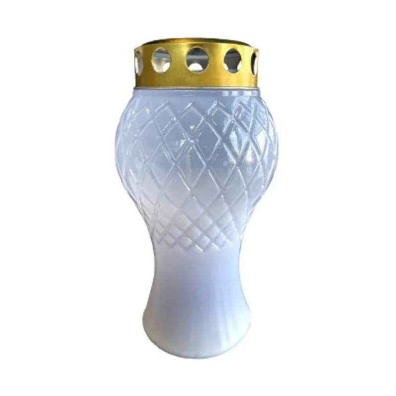 Candela din Plastic Alb, 70 Ore