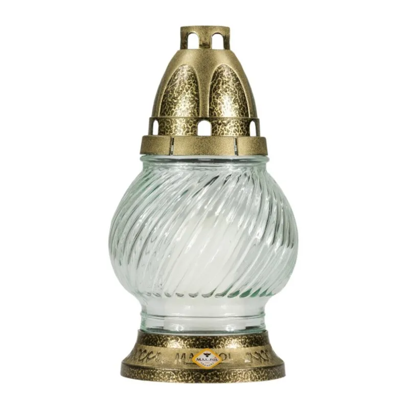 Candela din Sticla 611 Max-Pol Mix Culori, 18 Ore