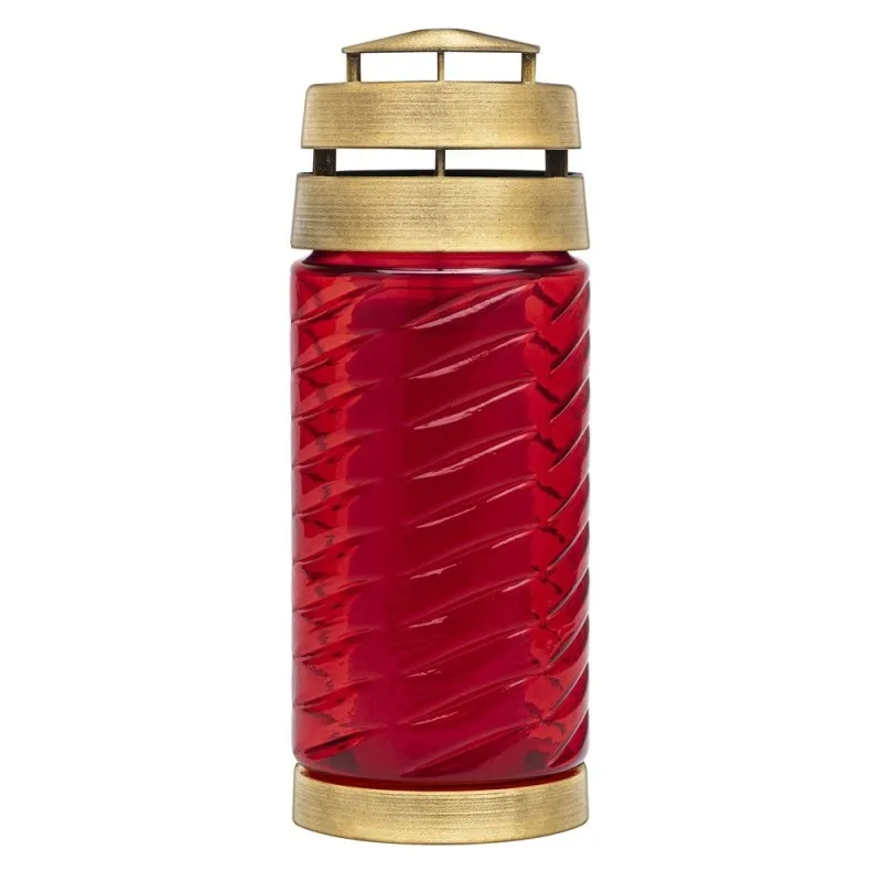 Candela din Sticla Bolsius Longing, Timp Ardere 50 Ore, Rosie