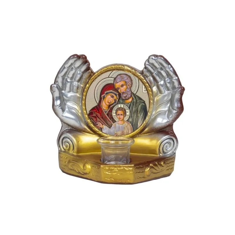 Candela Ipsos, cu Doua Maini, Dimensiune 22 x 10 x 19 cm