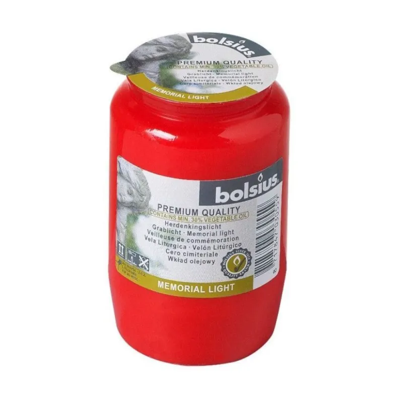 Candela Rezerva Bolsius A5 Rosu